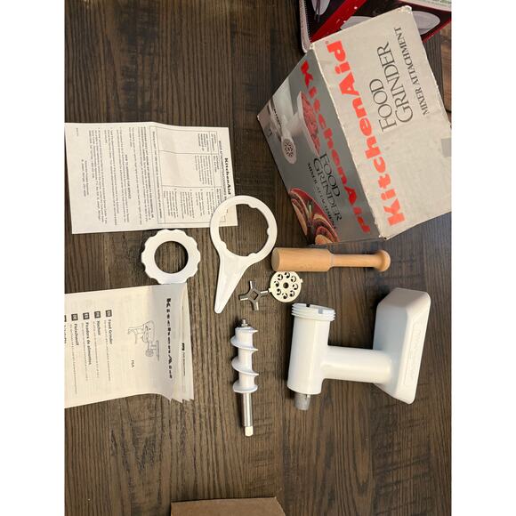 KitchenAid Food Grinder Attachment - For Kitchen Aid Stand Mixer - NEW - Picture 6 of 9
